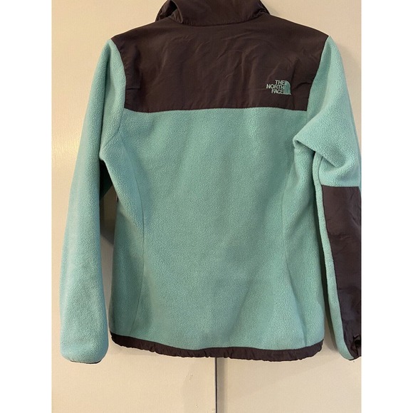 Preowned The North Face Fleece Jacket * Small, Green Full Zip Sherpa Pile MSS14 - Picture 4 of 4